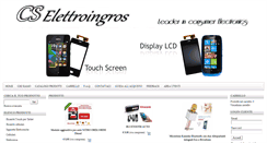 Desktop Screenshot of cselettroingros.it