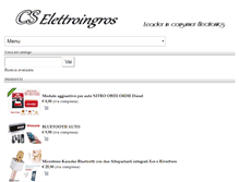 Tablet Screenshot of cselettroingros.it